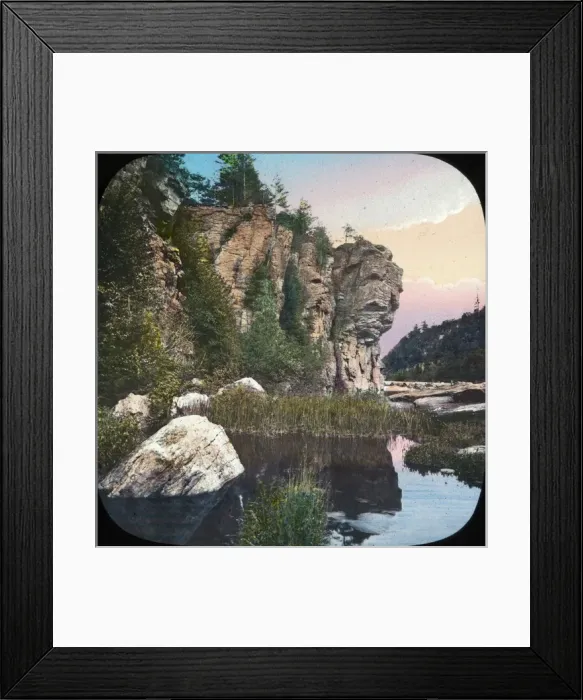 Framed Print : Rocky outcrop and Cliffs, NY State, USA Framed Print : Rocky outcrop and Cliffs, NY State, USA