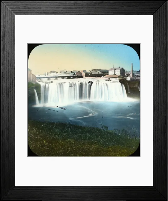 Framed Print : Upper Falls of the Genesee River, Rochester, New York Framed Print : Upper Falls of the Genesee River, Rochester, New York