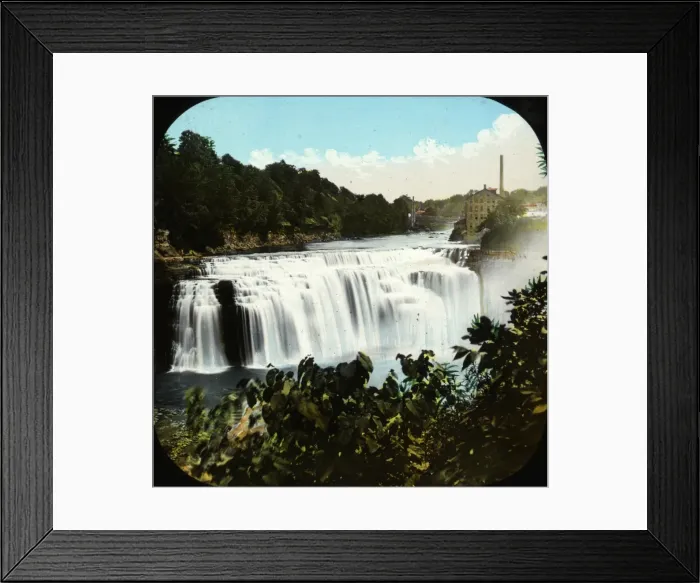 Framed Print : Falls the Genesee River, Rochester, USA Framed Print : Falls the Genesee River, Rochester, USA