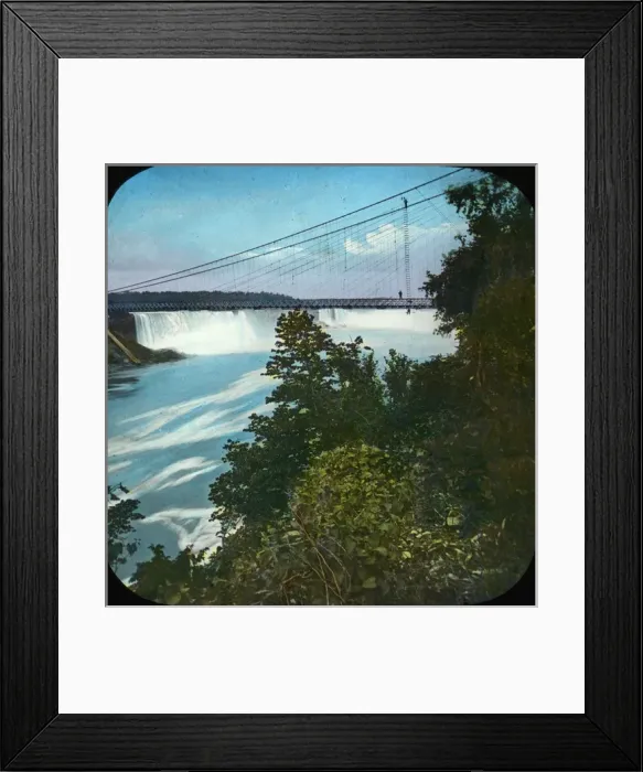 Framed Print : The Niagara Falls Suspension Bridge, USA Framed Print : The Niagara Falls Suspension Bridge, USA