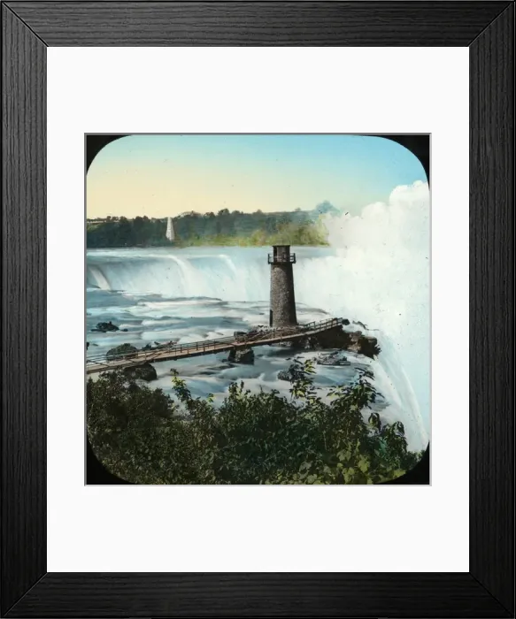 Framed Print : Walkway and Lookout point - Niagara Falls, USA Framed Print : Walkway and Lookout point - Niagara Falls, USA