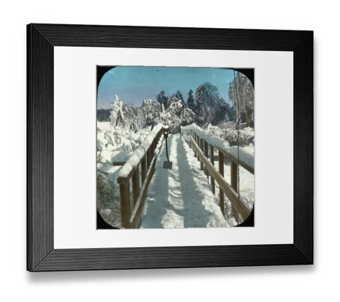 Framed Print : Snow in Prospect Park, Niagara, NY State, USA Framed Print : Snow in Prospect Park, Niagara, NY State, USA