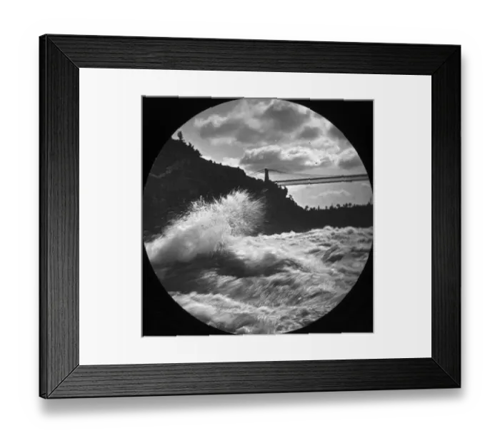 Framed Print : Rushing Rapids below the Niagara Falls Suspension Bridge Framed Print : Rushing Rapids below the Niagara Falls Suspension Bridge