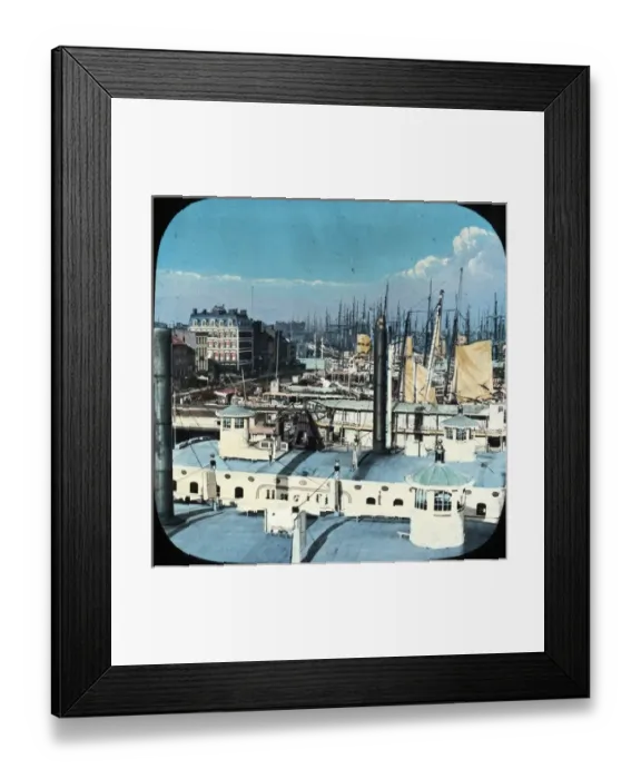 Framed Print : The Fulton Ferry Terminal, New York, USA Framed Print : The Fulton Ferry Terminal, New York, USA