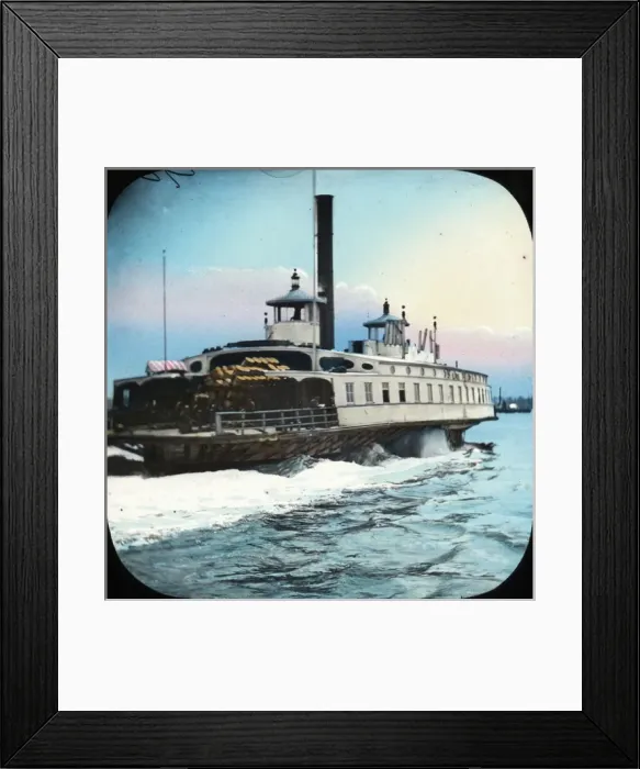 Framed Print : Fulton ferry boat, Brooklyn, New York, USA Framed Print : Fulton ferry boat, Brooklyn, New York, USA