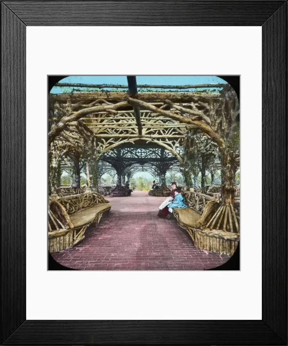 Framed Print : The Rustic Arbour, Central Park, New York, USA Framed Print : The Rustic Arbour, Central Park, New York, USA