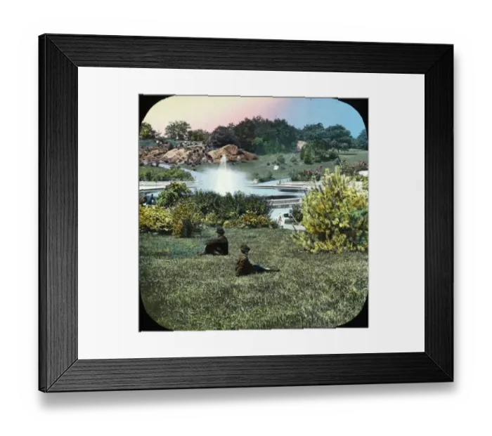 Framed Print : The Fountain, Central Park, New York, USA Framed Print : The Fountain, Central Park, New York, USA