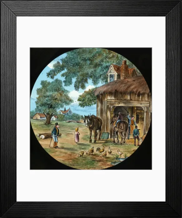Framed Print : Exterior of the village smithy Framed Print : Exterior of the village smithy