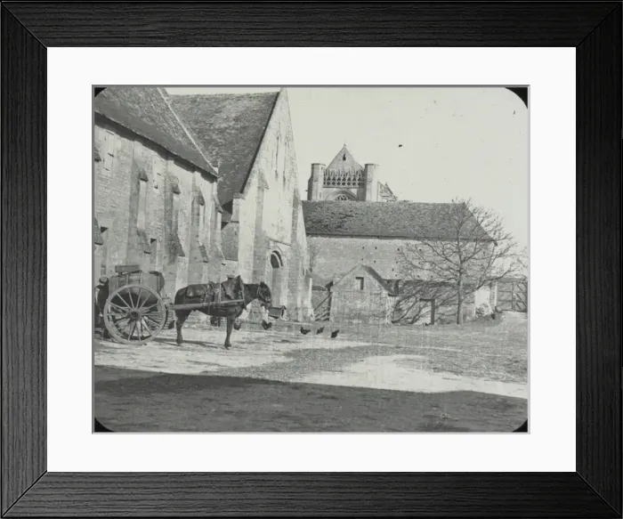 Framed Print : Caen Abbaye D Ardennes tithe barn Framed Print : Caen Abbaye D Ardennes tithe barn