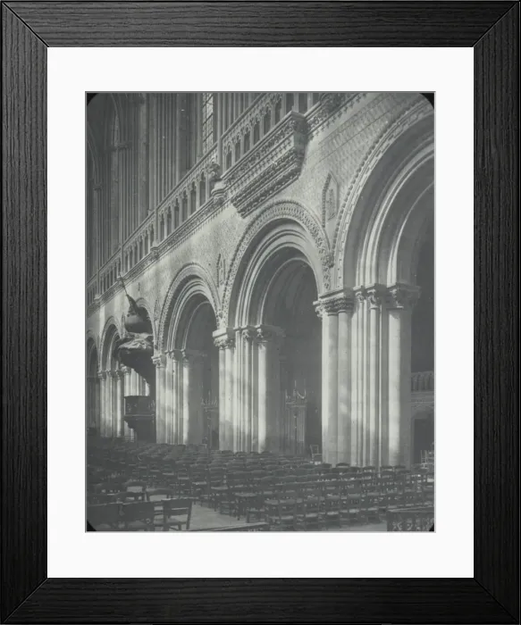 Framed Print : Bayeux Cathederal, interior Framed Print : Bayeux Cathederal, interior
