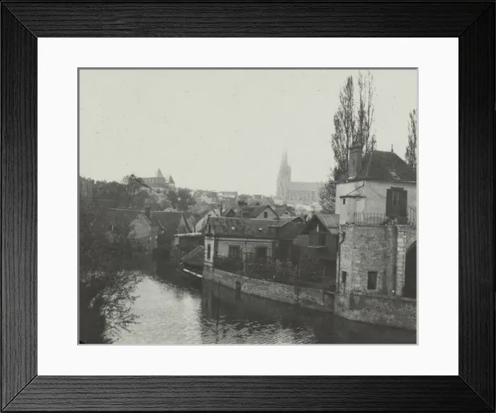 Framed Print : Chartres - Old Baths Framed Print : Chartres - Old Baths