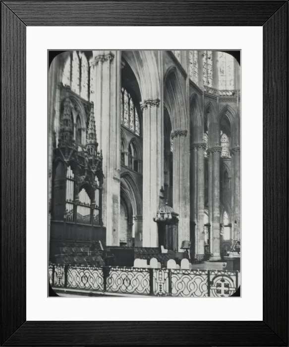 Framed Print : Le Mans Cathederal Choir