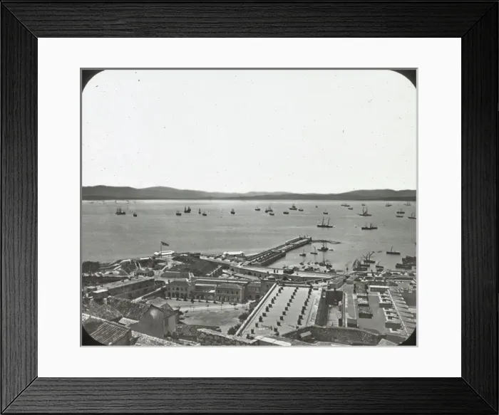 Framed Print : Olde Mole and Water Port Framed Print : Olde Mole and Water Port