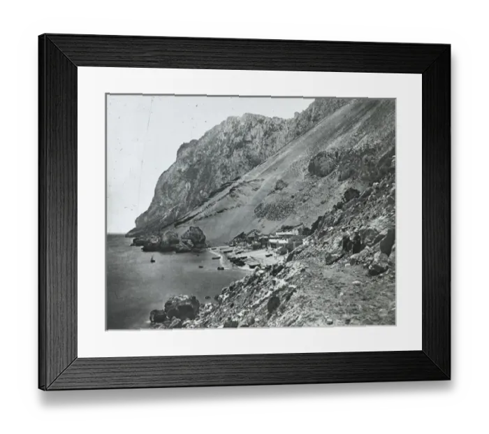 Framed Print : Catalan Bay Framed Print : Catalan Bay