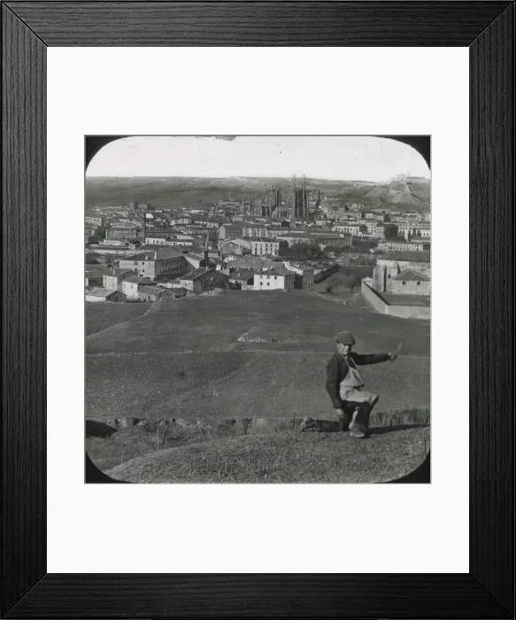 Framed Print : Burqos, from railway Framed Print : Burqos, from railway