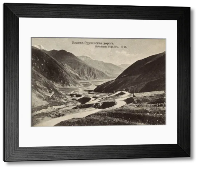 Framed Print : Caucasus Mountains - Georgian Military Road