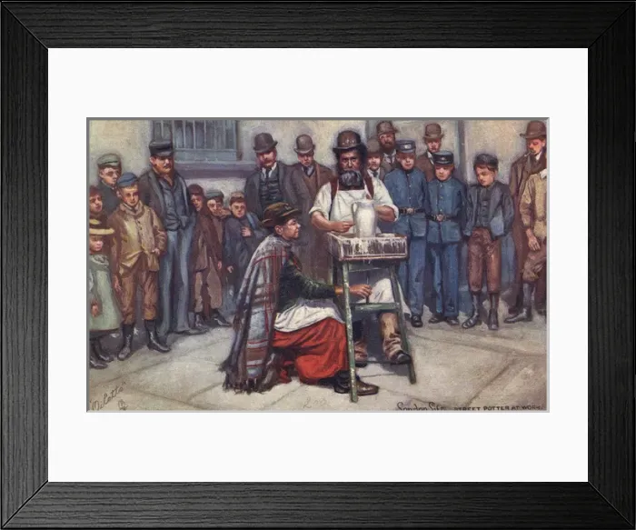 Framed Print : Street Potter - London Framed Print : Street Potter - London
