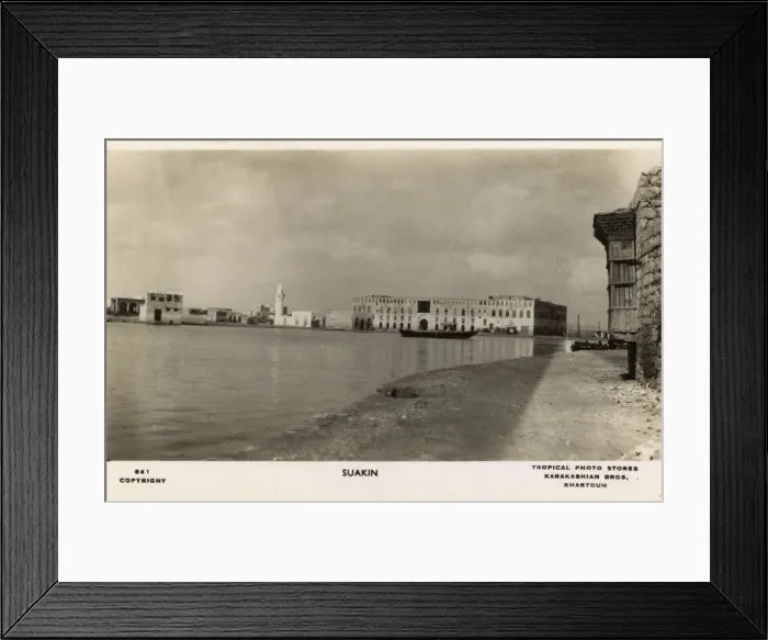 Framed Print : Buildings in Sawakin (Suakin) - north-eastern Sudan Framed Print : Buildings in Sawakin (Suakin) - north-eastern Sudan