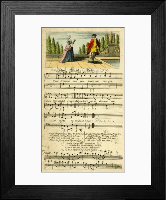 Framed Print : Song, The Maids Petition Framed Print : Song, The Maids Petition
