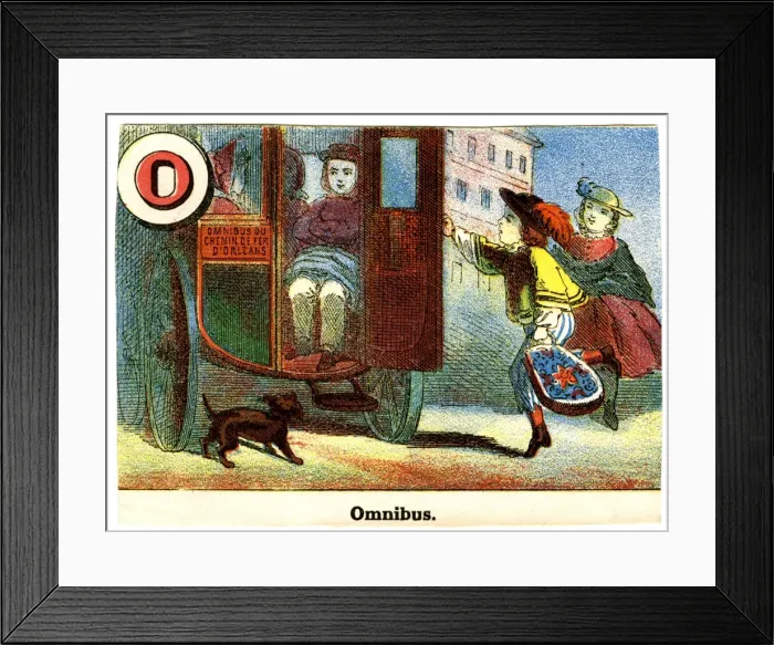 Framed Print : French Railway Alphabet - O Framed Print : French Railway Alphabet - O