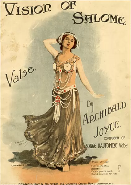 Music cover, Vision of Salome, Valse