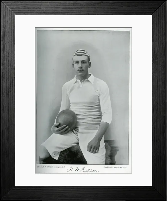 Framed Print : H W Finlinson, Blackheath Rugby player Framed Print : H W Finlinson, Blackheath Rugby player