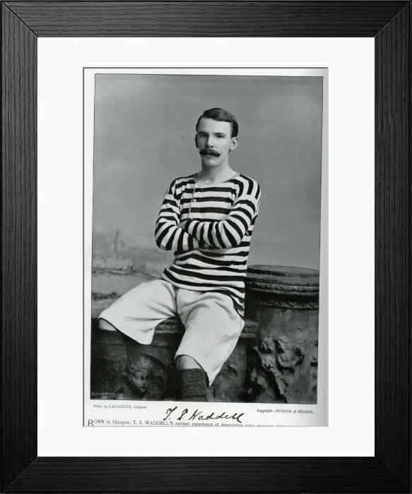Framed Print : Ts Waddell, Scottish International footballer Framed Print : Ts Waddell, Scottish International footballer