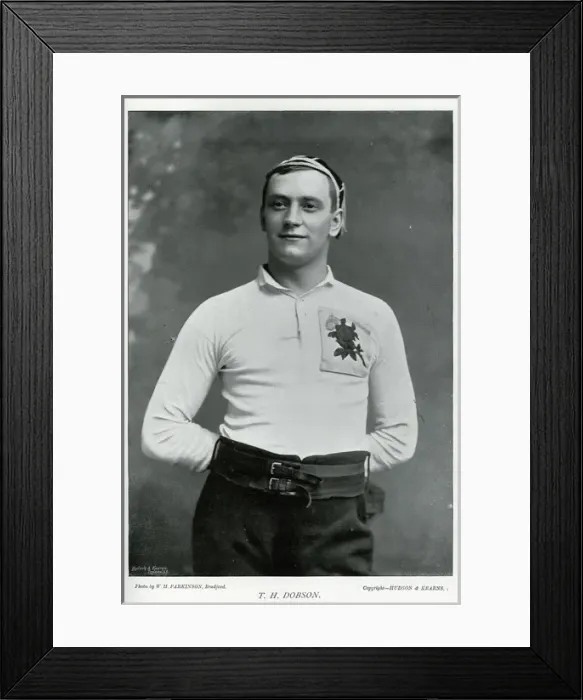 Framed Print : T H Dobson, Yorkshire Rugby player Framed Print : T H Dobson, Yorkshire Rugby player