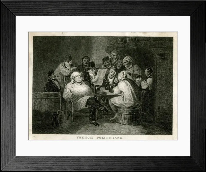 Framed Print : French Politicians Framed Print : French Politicians
