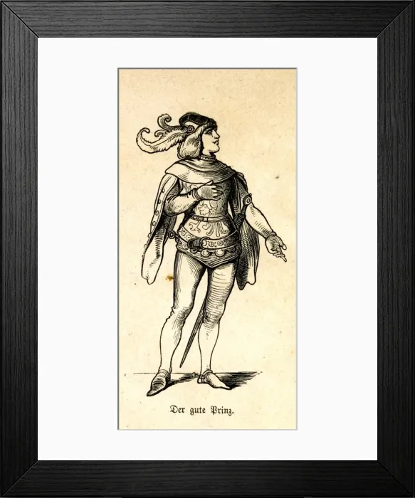 Framed Print : German Childrens Theatre Costume Framed Print : German Childrens Theatre Costume