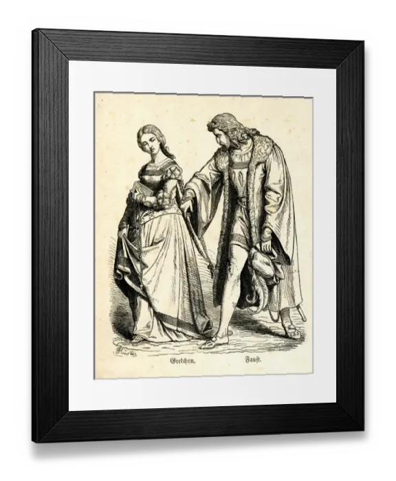 Framed Print : German Theatre Costume Framed Print : German Theatre Costume