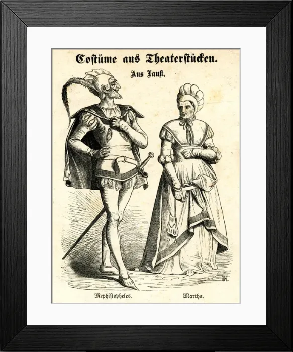 Framed Print : German Theatre Costume Framed Print : German Theatre Costume