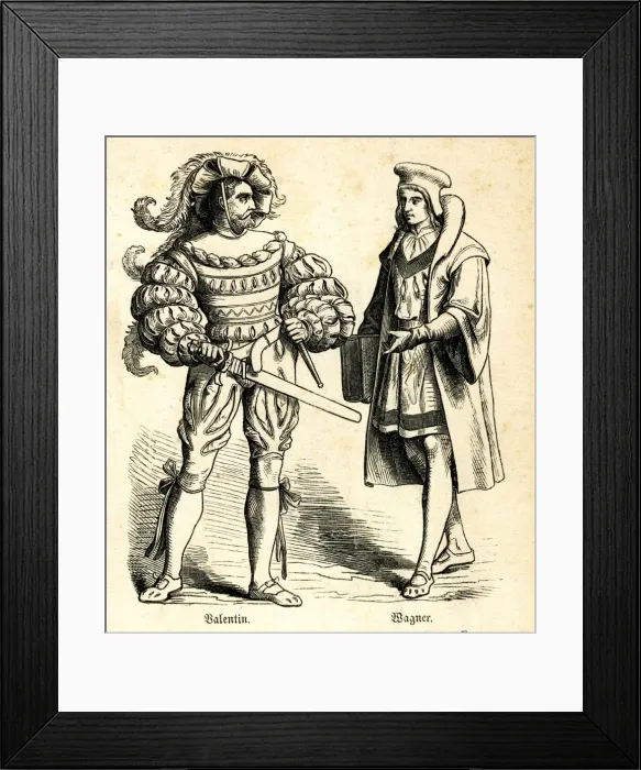 Framed Print : German Theatre Costume Framed Print : German Theatre Costume