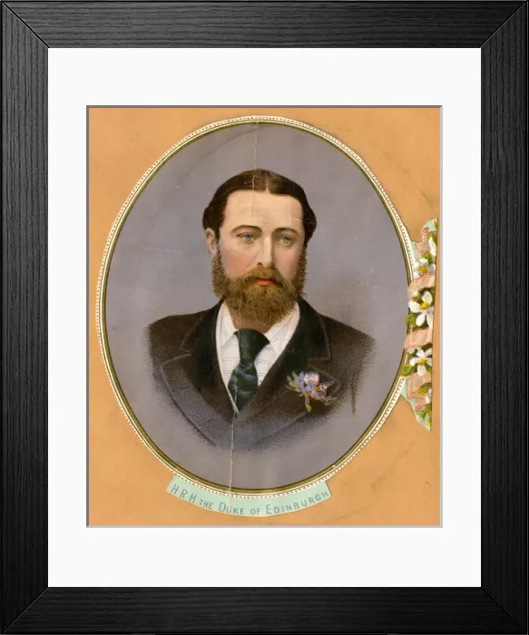 Framed Print : Alfred, Duke of Edinburgh Framed Print : Alfred, Duke of Edinburgh