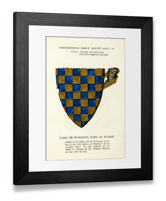 Framed Print : Heraldic Arms, Westminster Abbey, London Framed Print : Heraldic Arms, Westminster Abbey, London