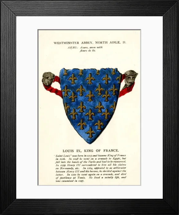 Framed Print : Heraldic Arms, Westminster Abbey, London Framed Print : Heraldic Arms, Westminster Abbey, London