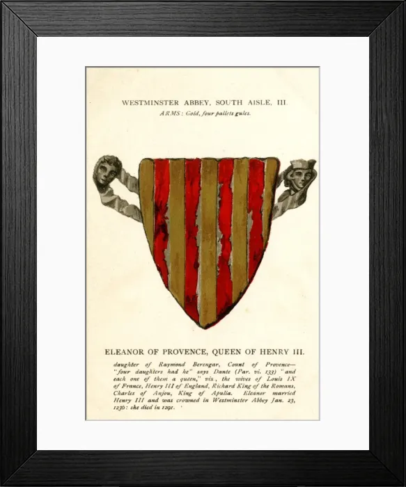 Framed Print : Heraldic Arms, Westminster Abbey, London Framed Print : Heraldic Arms, Westminster Abbey, London