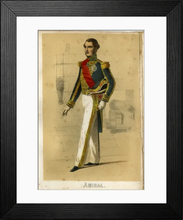 Framed Print : La France Maritime - Admiral Framed Print : La France Maritime - Admiral