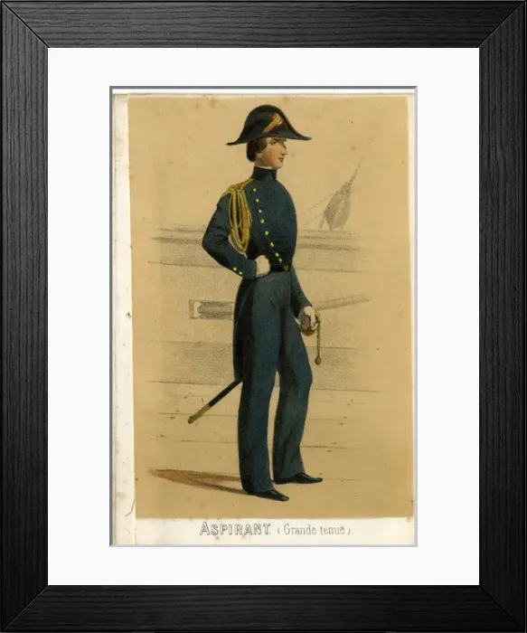 Framed Print : La France Maritime - Naval Trainee Framed Print : La France Maritime - Naval Trainee