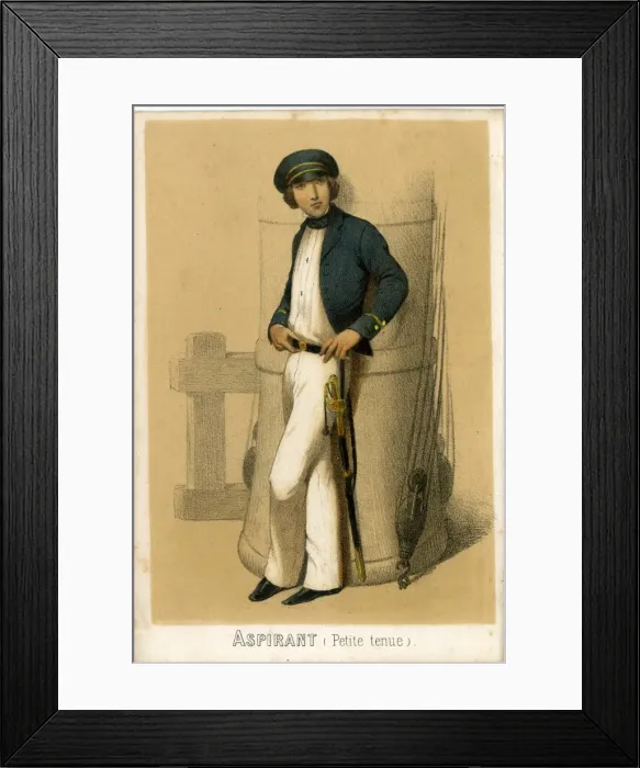 Framed Print : La France Maritime - Naval Trainee Framed Print : La France Maritime - Naval Trainee