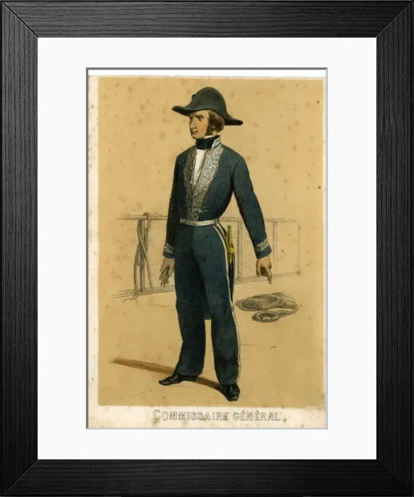 Framed Print : La France Maritime - Commissioner General Framed Print : La France Maritime - Commissioner General