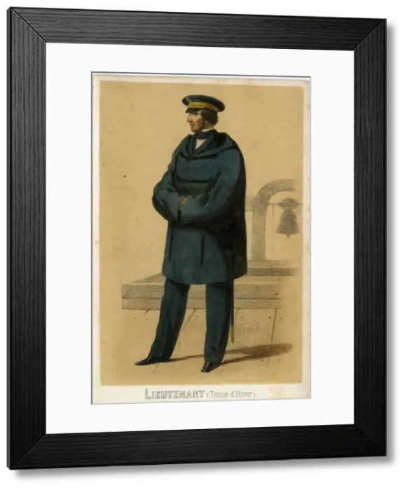 Framed Print : La France Maritime - Lieutenant Framed Print : La France Maritime - Lieutenant
