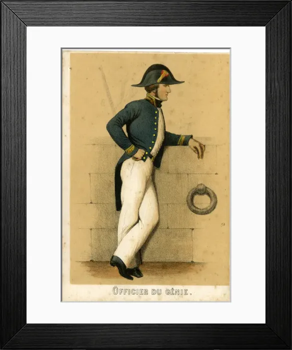 Framed Print : La France Maritime - Engineering Officer Framed Print : La France Maritime - Engineering Officer