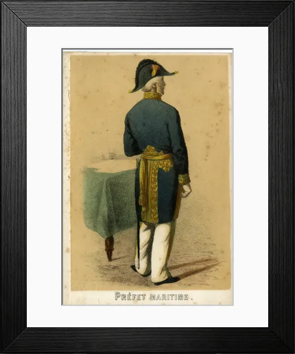 Framed Print : La France Maritime - Naval Prefect Framed Print : La France Maritime - Naval Prefect