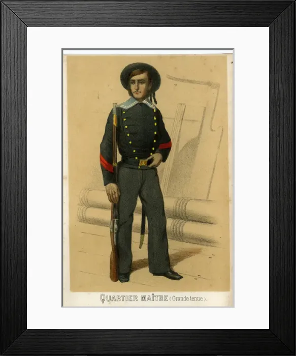 Framed Print : La France Maritime - Quartermaster Framed Print : La France Maritime - Quartermaster