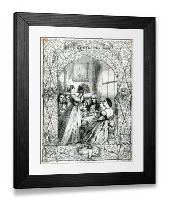 Framed Print : Merry Christmas Time - Xmas Pudding Framed Print : Merry Christmas Time - Xmas Pudding