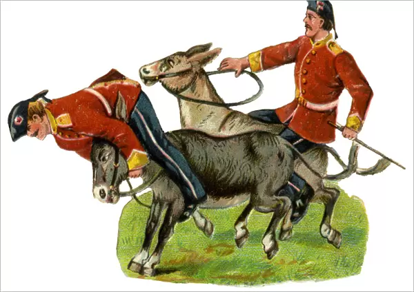 Victorian Scrap - Army Donkey Race
