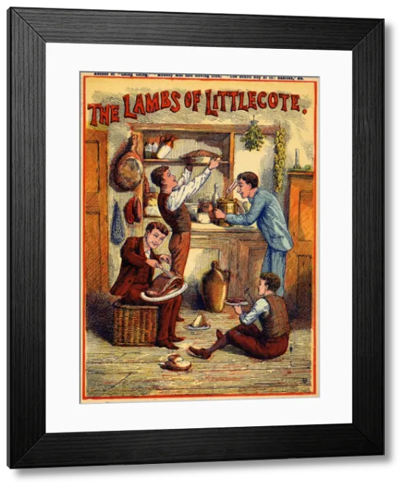 Framed Print : The Lambs of Littlecote, a thrilling school story Framed Print : The Lambs of Littlecote, a thrilling school story