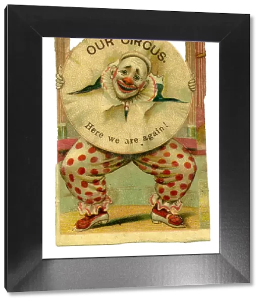 Victorian Scrap - Circus Clown