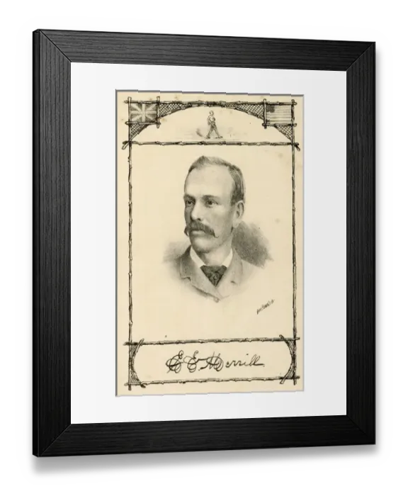 Framed Print : E E Merrill, American athlete Framed Print : E E Merrill, American athlete